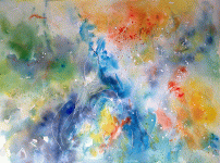 Aquarelle originale : Abstract watercolors-happy torments.
Yes, I need colors !
