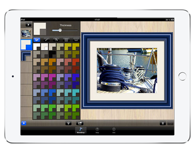 Tous styles d'encadrements, logiciel de cadres photos pour iPad et iPhone