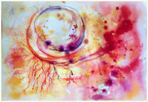 in the eye of the storm, , painting, aquarelle, watercolour, travel diary, world, Clairanne Filaudeau 