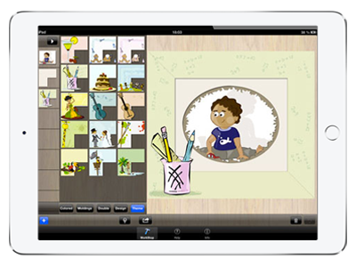 Passepartout, moulures, dessins, logiciel de cadres photos pour iPad et iPhone